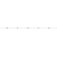 Cadence Emerald & Round Station Bracelet