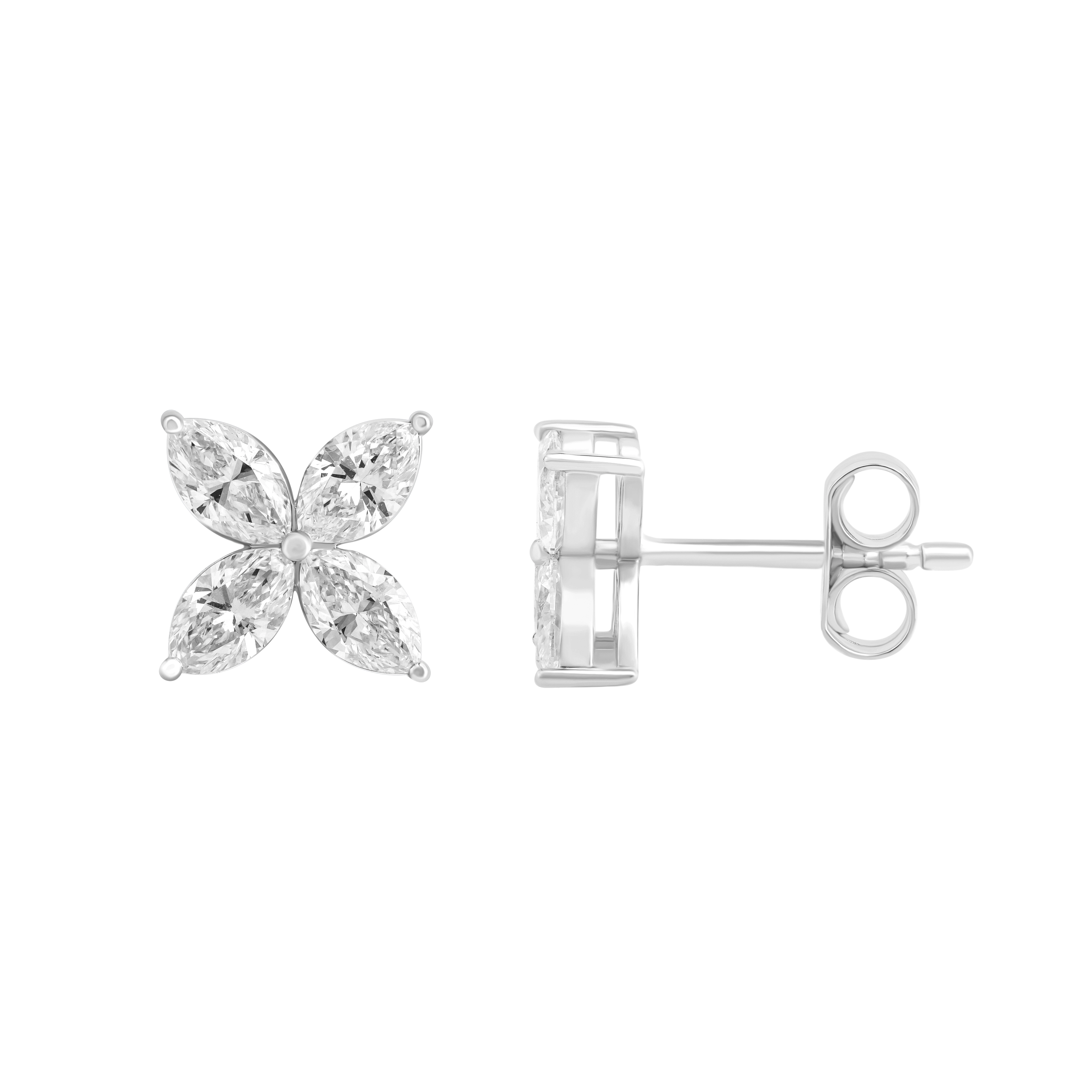 Quatre Marquise Studs