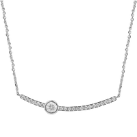 Round Lumen Curve Necklace