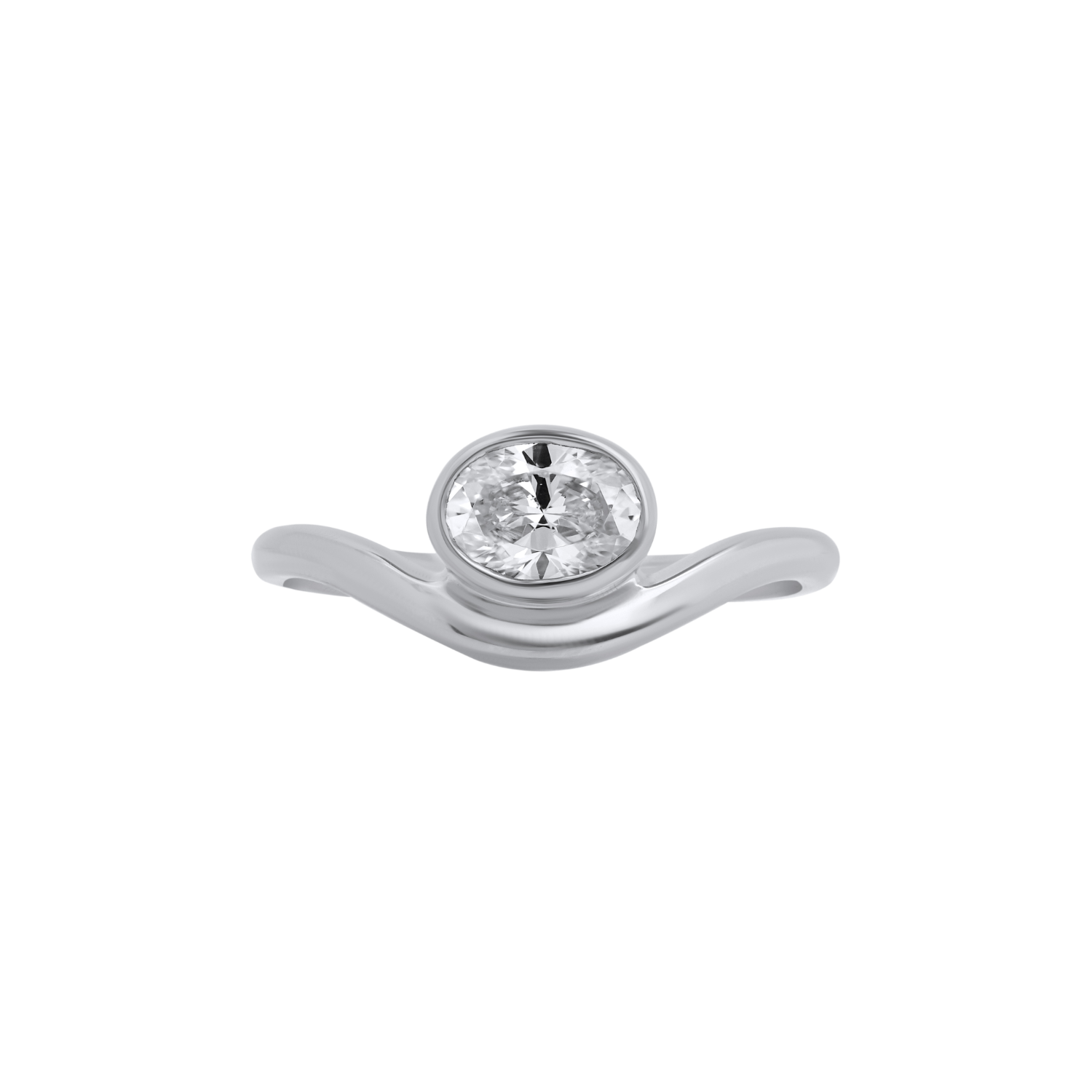 Oval Wave Ring