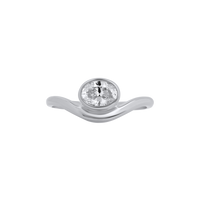 Wave Oval Ring